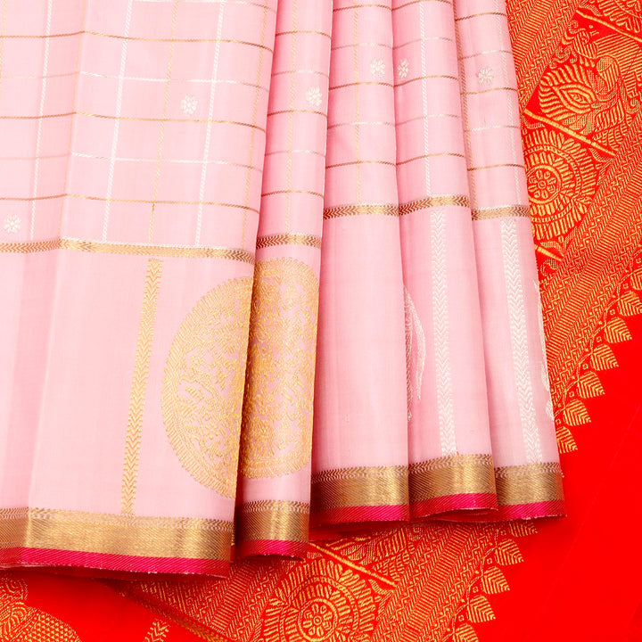 Kuberan Rose Kanchivaram Silk Saree