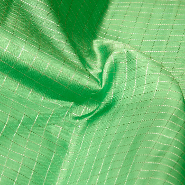 Kuberan Mint Pink Kanchivaram Silk Saree