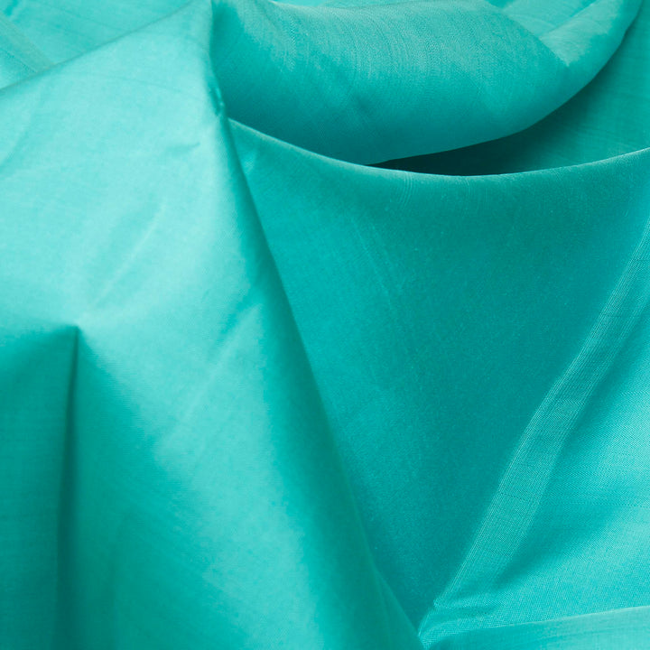 Kuberan Blue Beige Kanchivaram Silk Saree