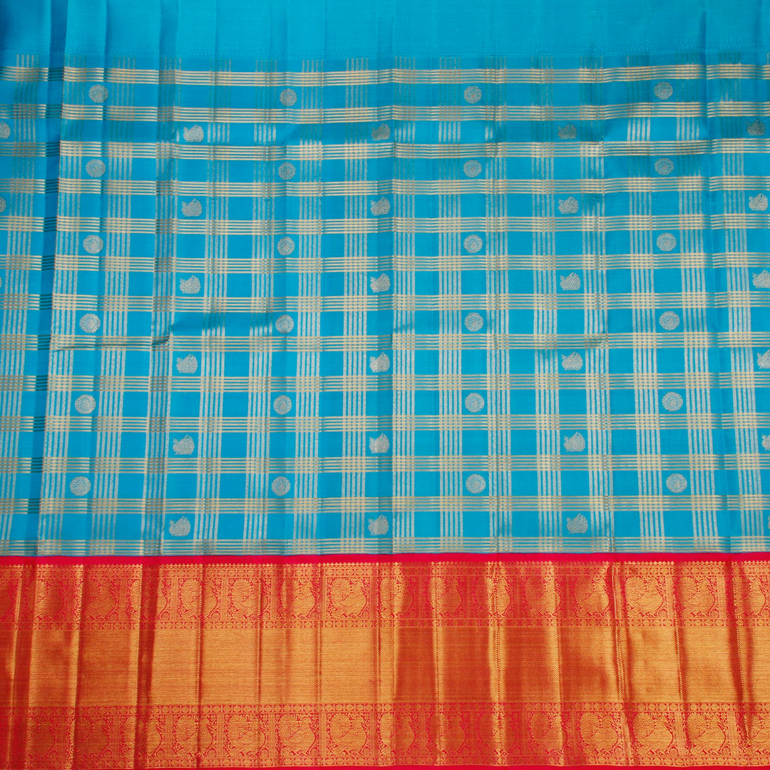 Kuberan Blue Silk Pavada