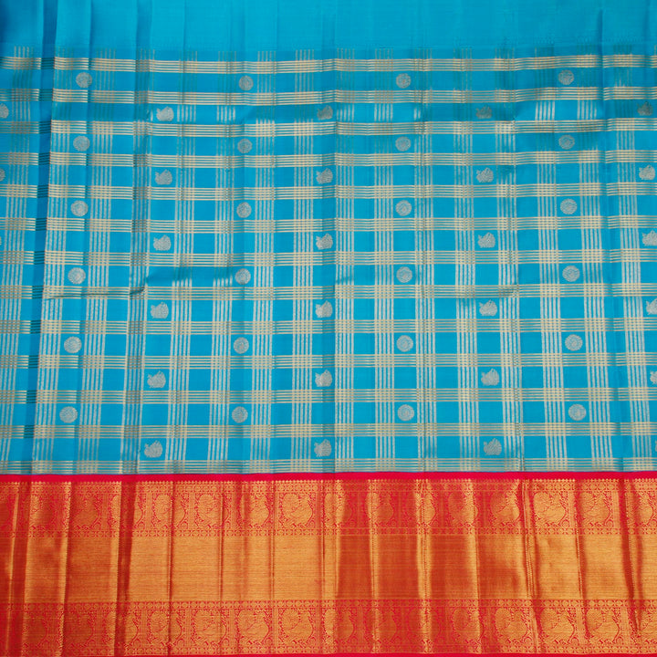 Kuberan Blue Silk Pavada