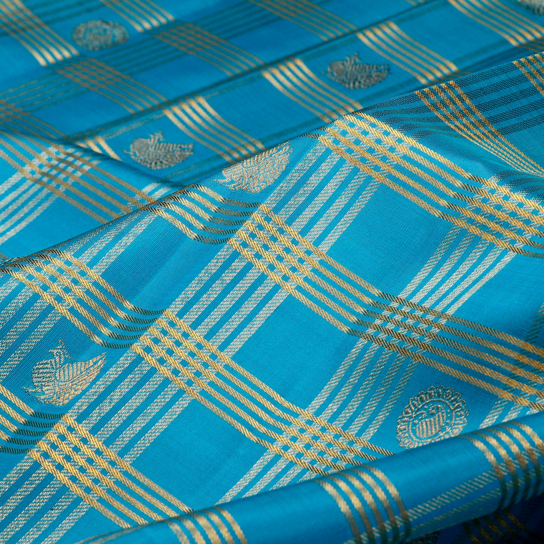 Kuberan Blue Silk Pavada
