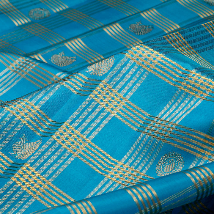 Kuberan Blue Silk Pavada