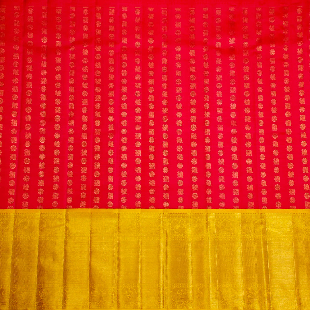 Kuberan Red Silk Pavada