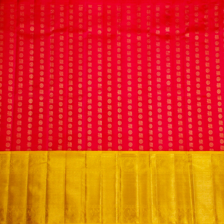 Kuberan Red Silk Pavada