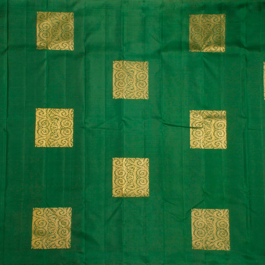 Kuberan Green Pink Kanchivaram Silk Saree