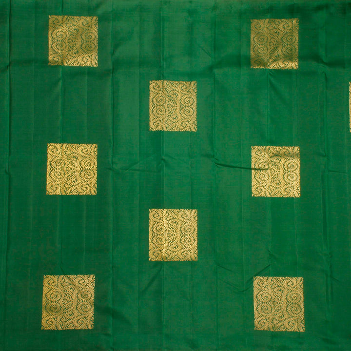 Kuberan Green Pink Kanchivaram Silk Saree