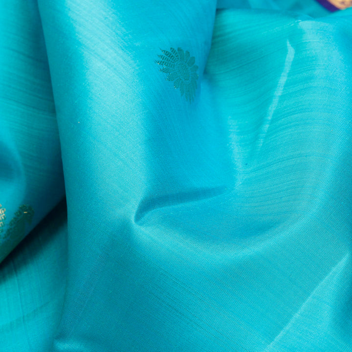 Kuberan Blue Kanchivaram Silk Saree