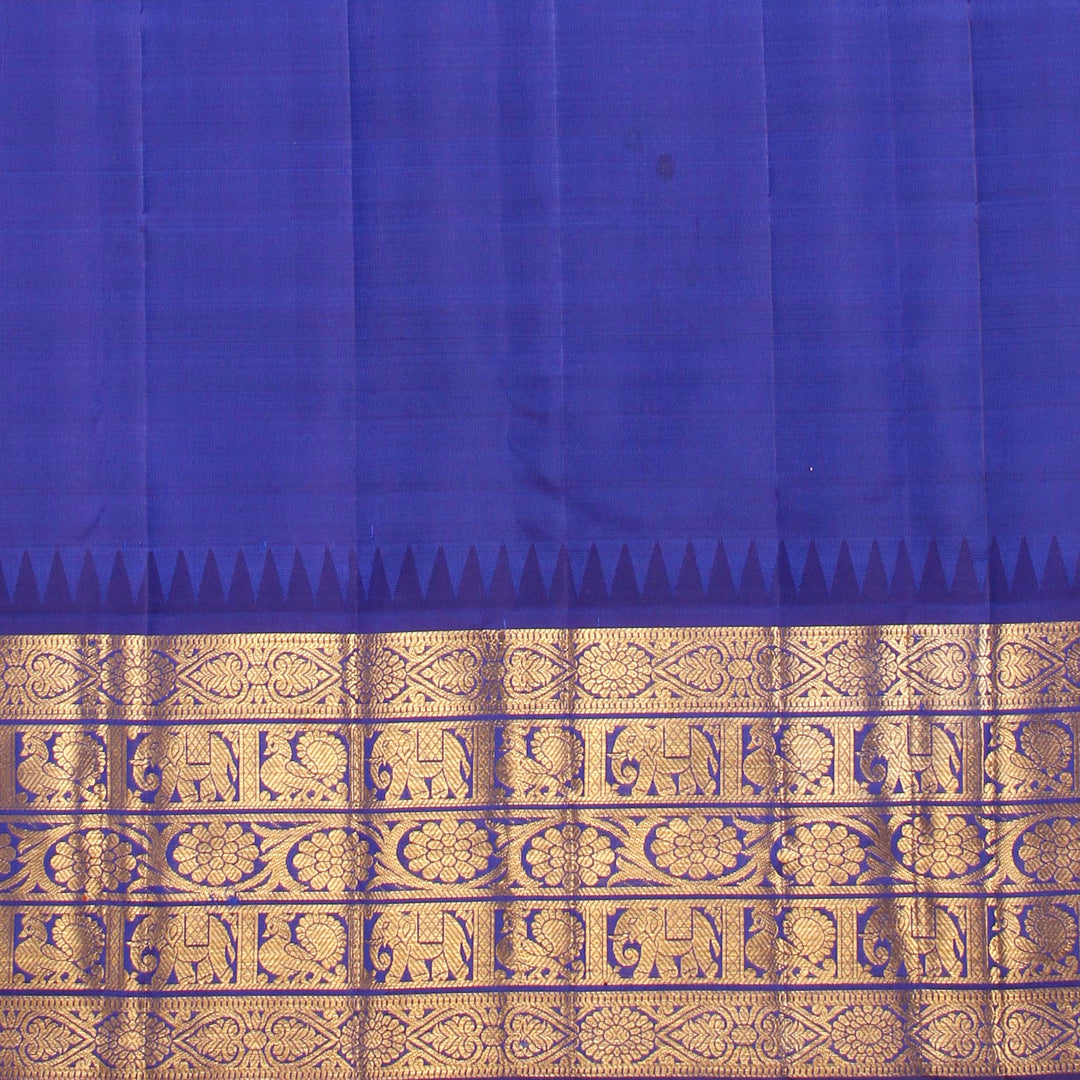 Kuberan Blue Kanchivaram Silk Saree