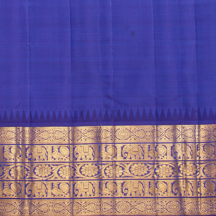 Kuberan Blue Kanchivaram Silk Saree