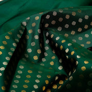 Kuberan Bottle Green Kanchipuram Silk Saree