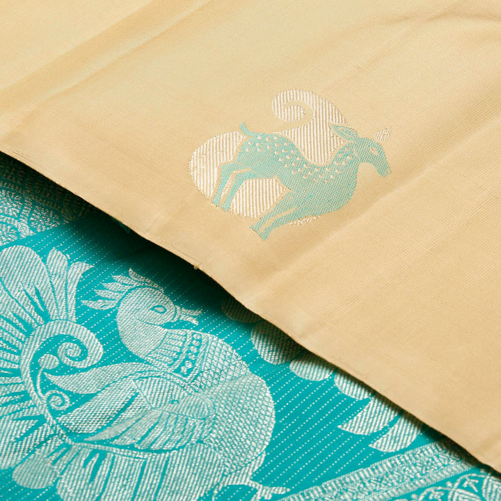 Kuberan Cream Kanchipuram Silk Saree