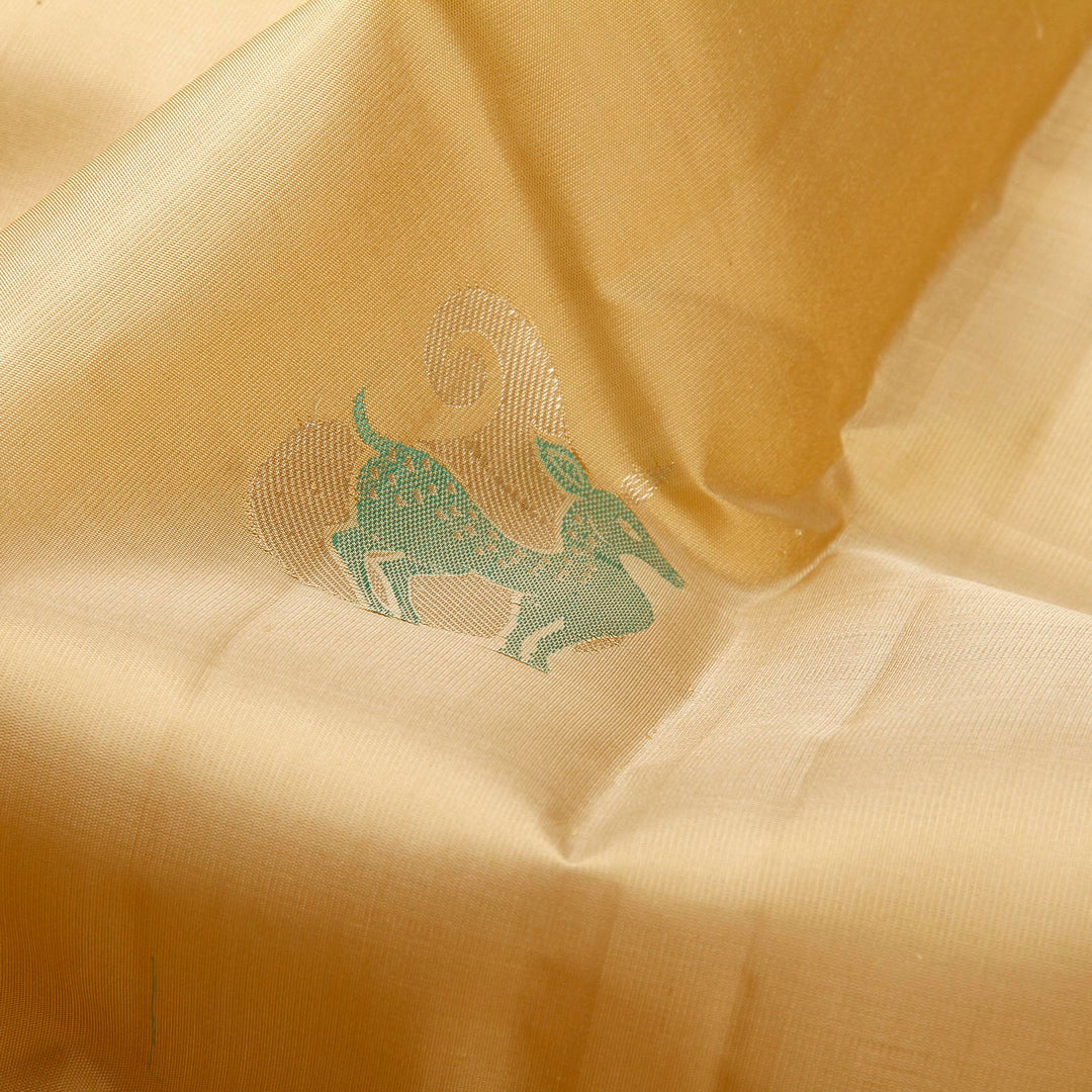 Kuberan Cream Kanchipuram Silk Saree
