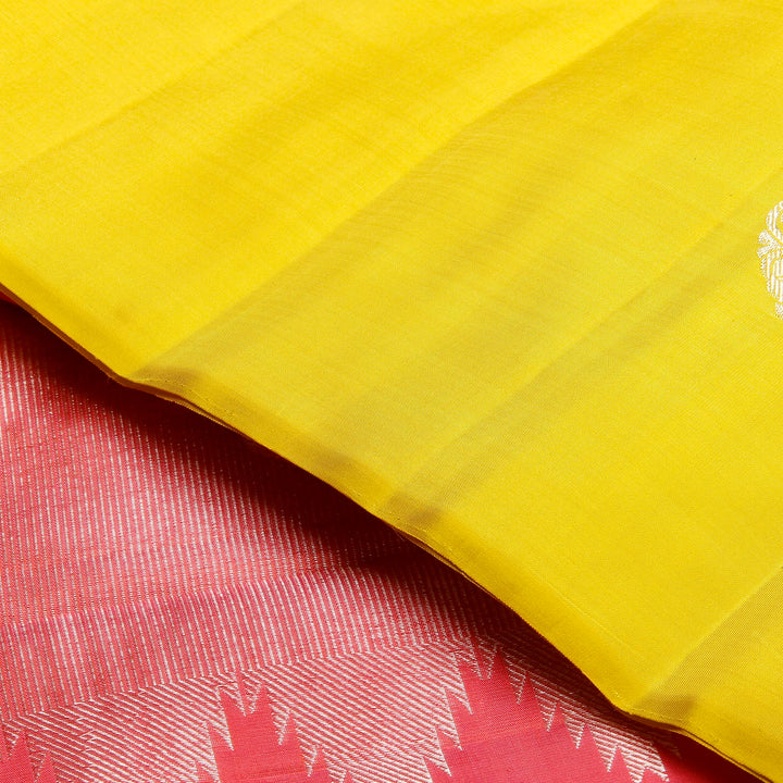 Kuberan Yellow Kanchipuram Silk Saree