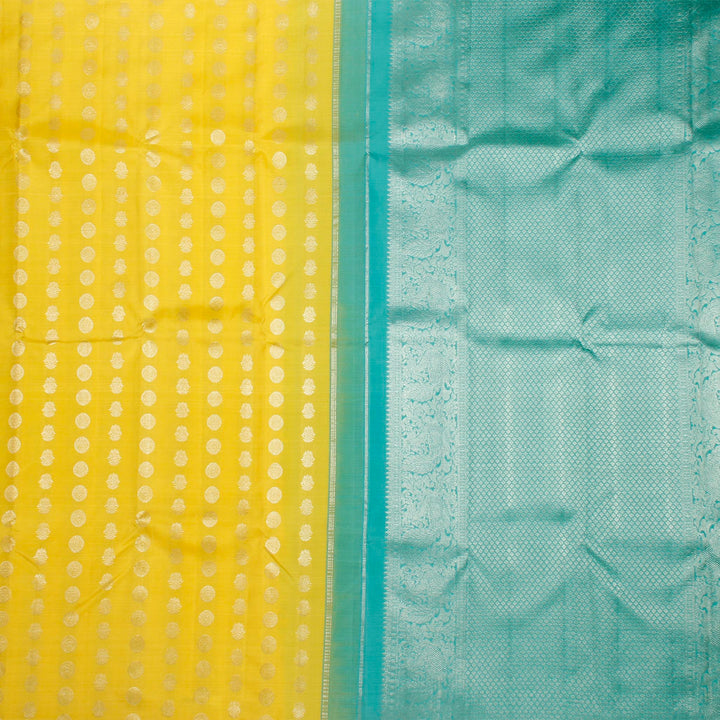 Kuberan Yellow Kanchipuram Silk Saree