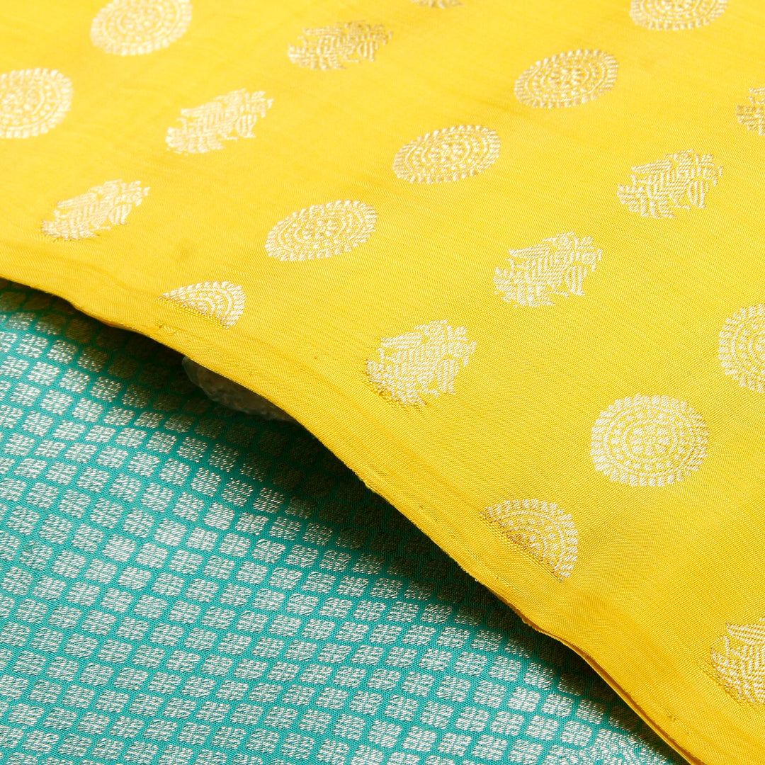 Kuberan Yellow Kanchipuram Silk Saree