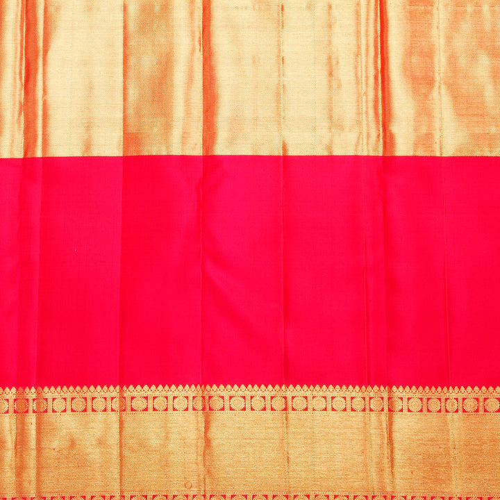 Kuberan white Red Kanchipuram Silk Saree