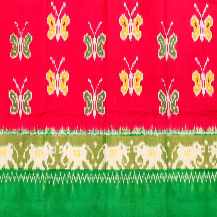 Kuberan Red Pavada Silk Saree