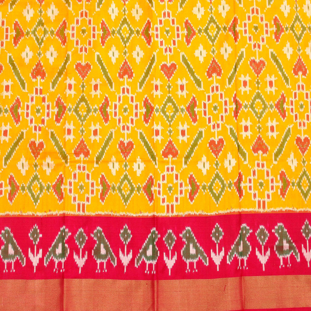 Kuberan Yellow Red Pavada