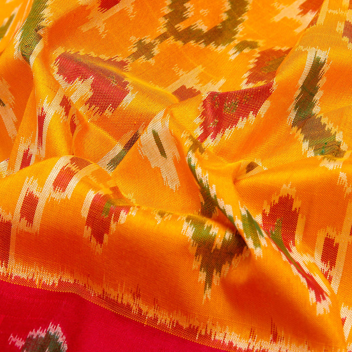 Kuberan Yellow Red Pavada