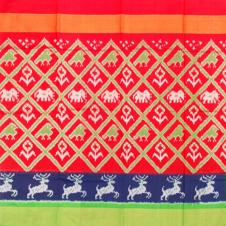 Kuberan Red Green Pavada