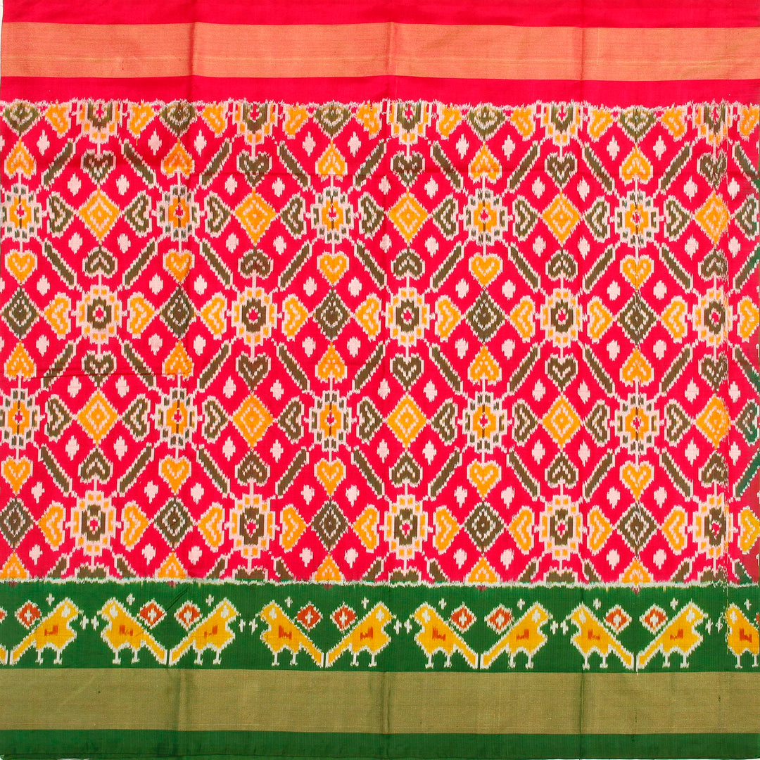 Kuberan Red Green Pavada