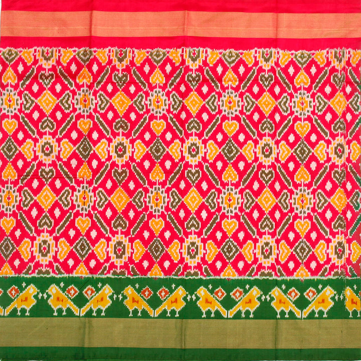 Kuberan Red Green Pavada