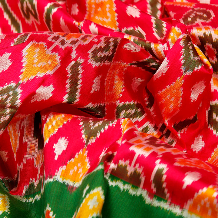 Kuberan Red Green Pavada