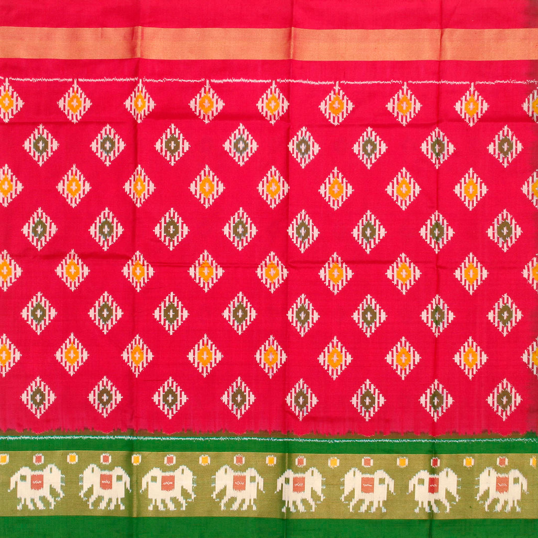 Kuberan Red Green Pavada