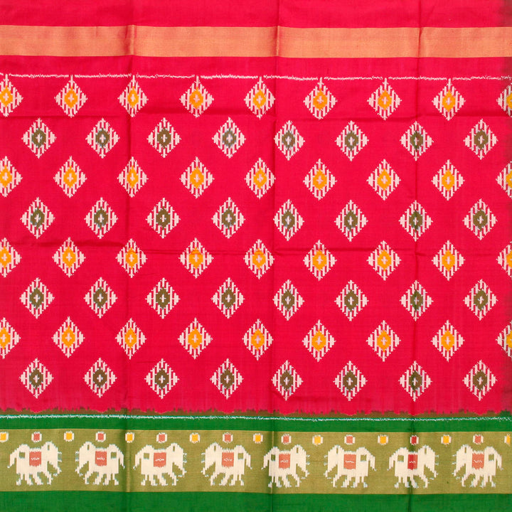 Kuberan Red Green Pavada