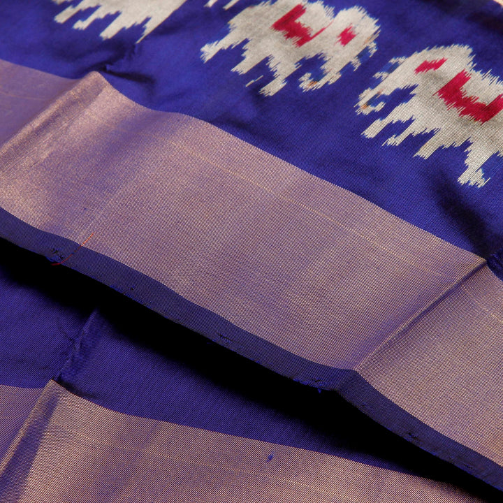 Kuberan Red Blue Pavada