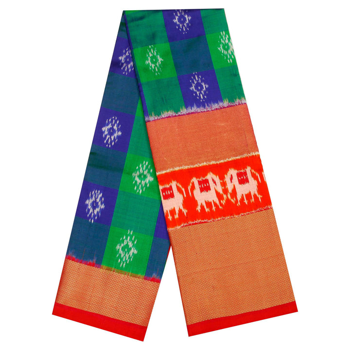 Kuberan Blue Green Pavada