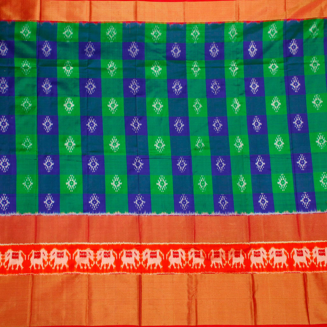 Kuberan Blue Green Pavada