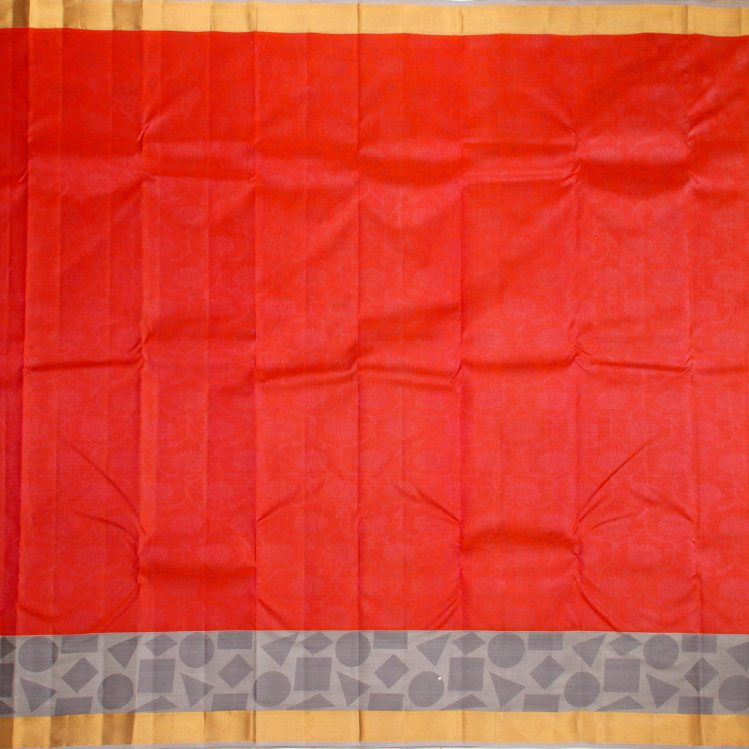 Kuberan Red Pure Silk Saree