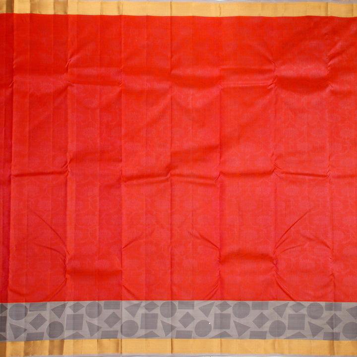 Kuberan Red Pure Silk Saree