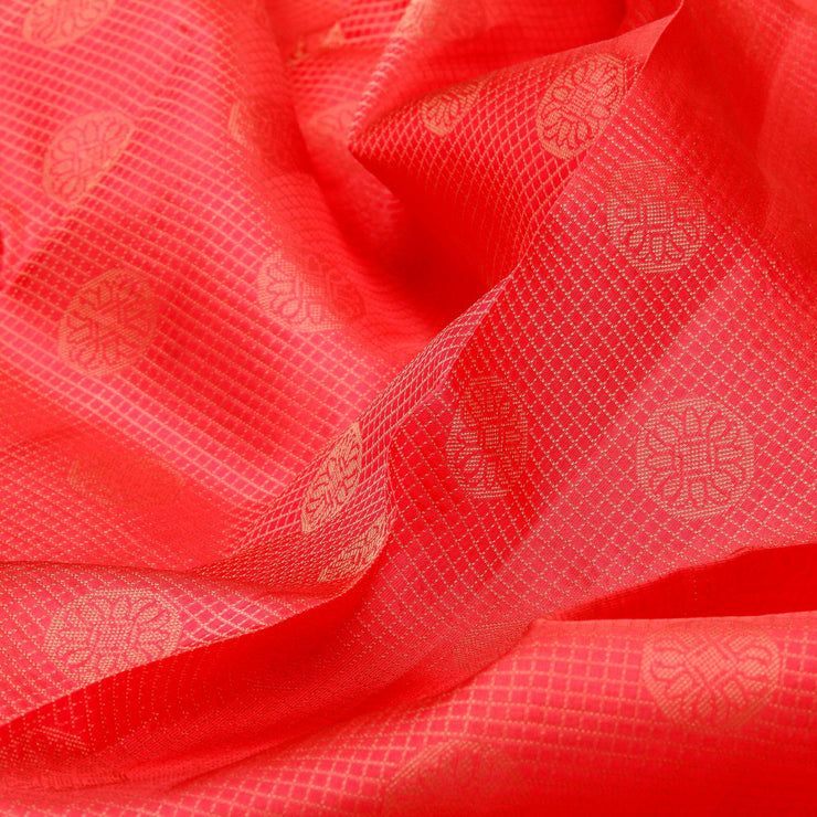 Kuberan Candy Pink Pure Silk Saree