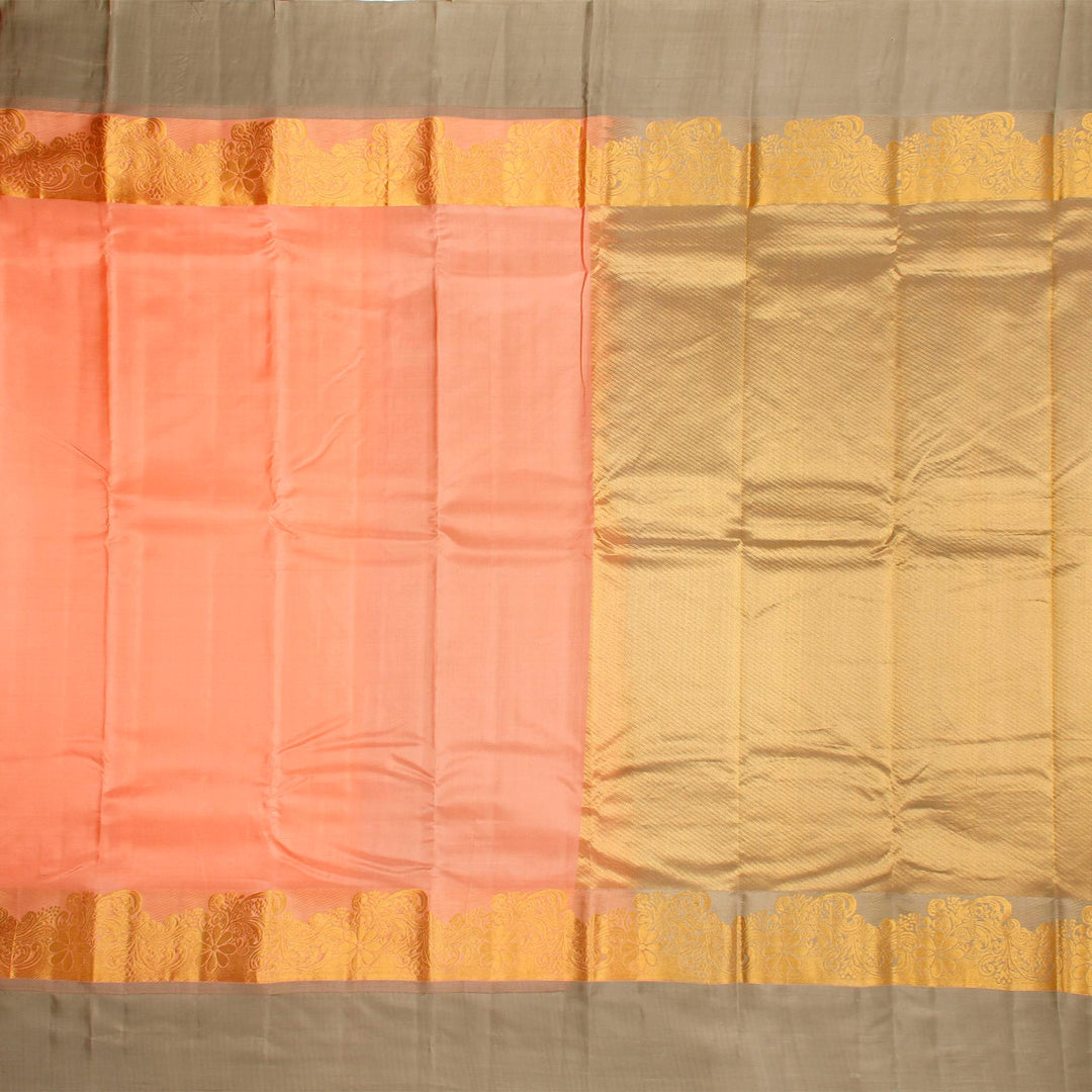 Kuberan Pink Pure Silk Saree