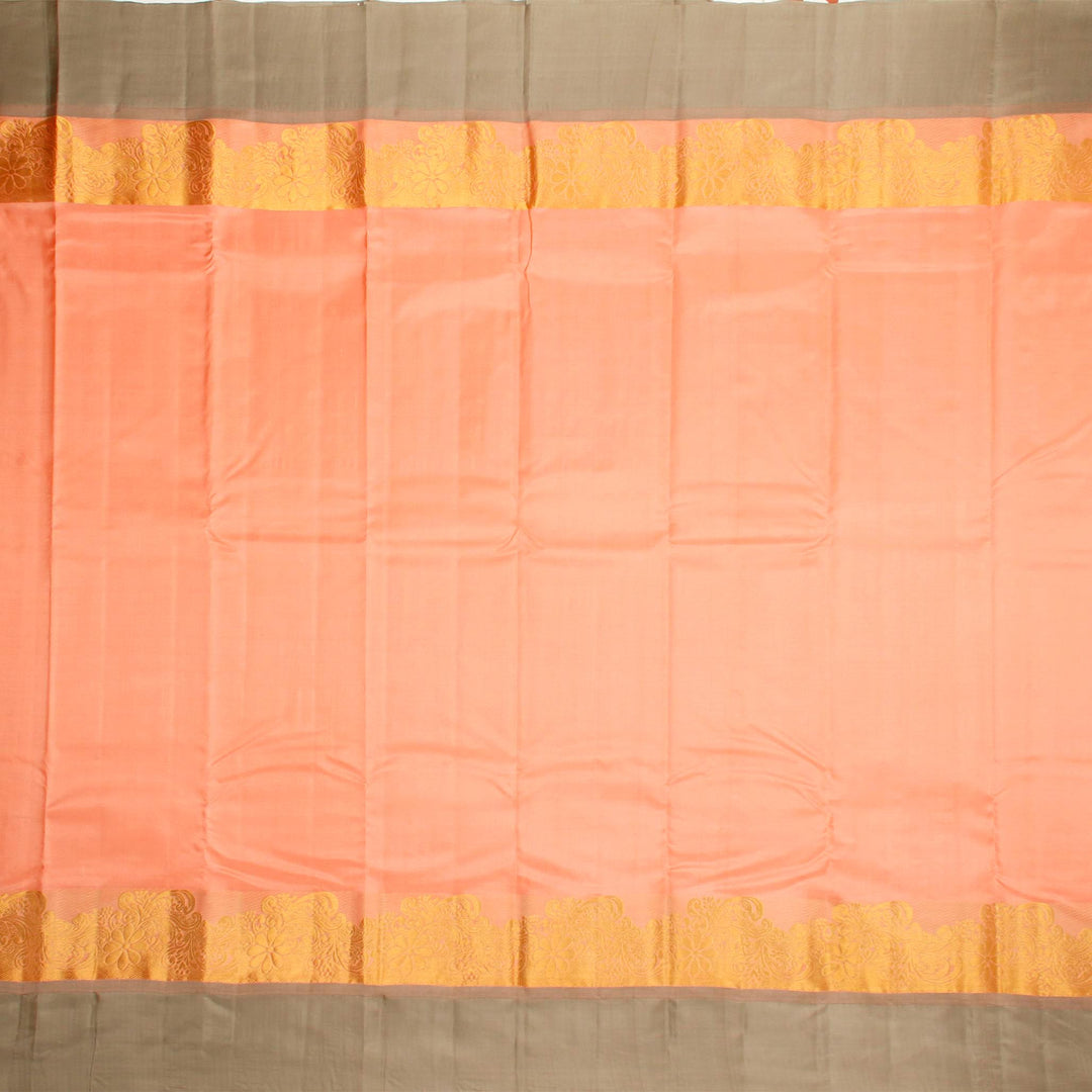 Kuberan Pink Pure Silk Saree
