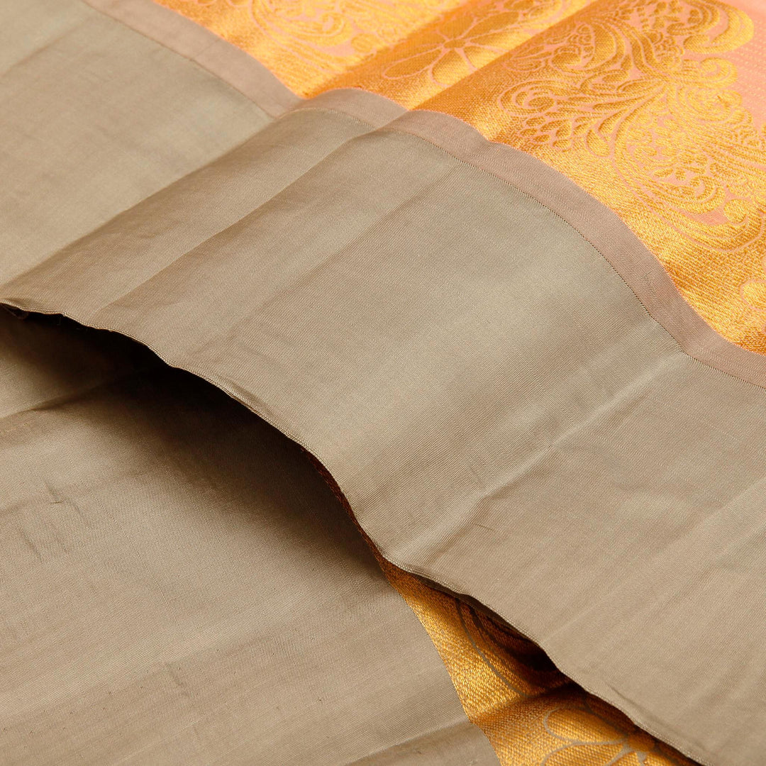 Kuberan Pink Pure Silk Saree