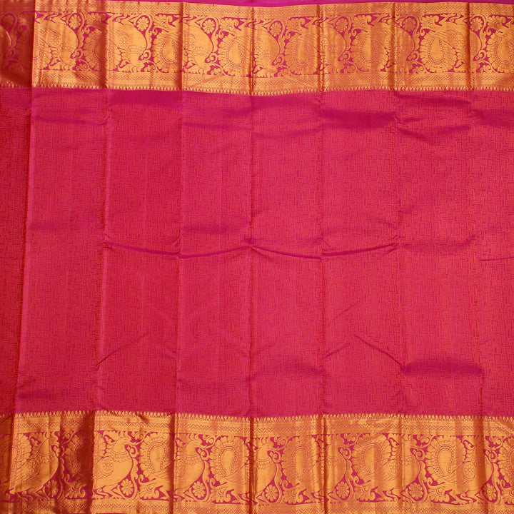 Kuberan Red Pure Silk Saree