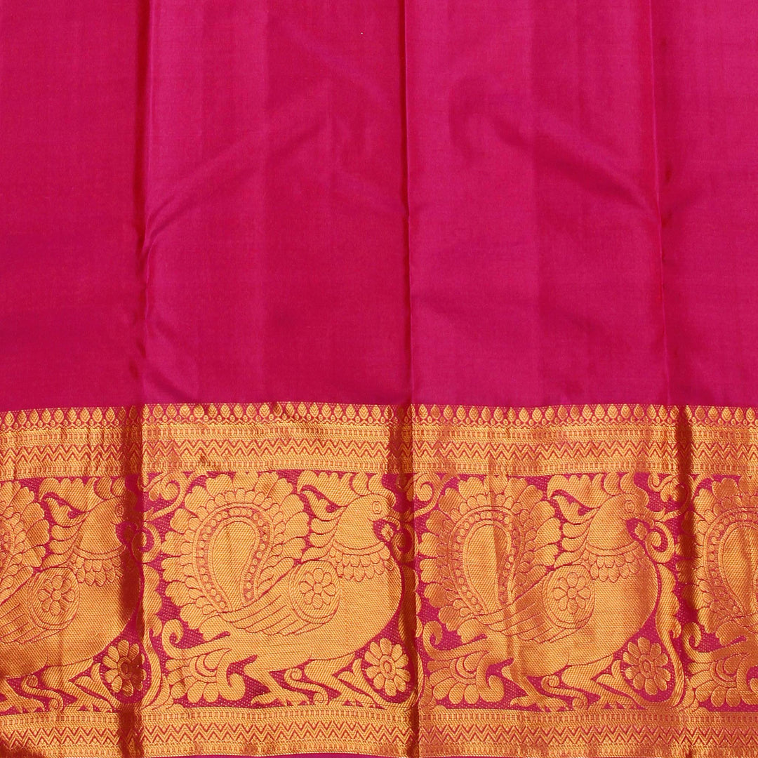 Kuberan Red Pure Silk Saree