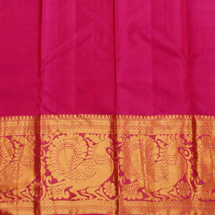 Kuberan Red Pure Silk Saree