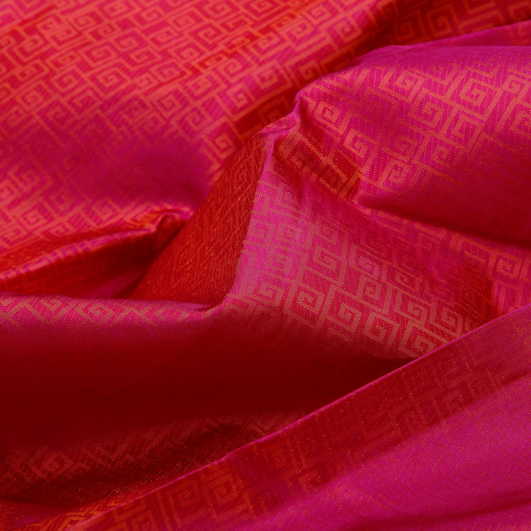 Kuberan Red Pure Silk Saree