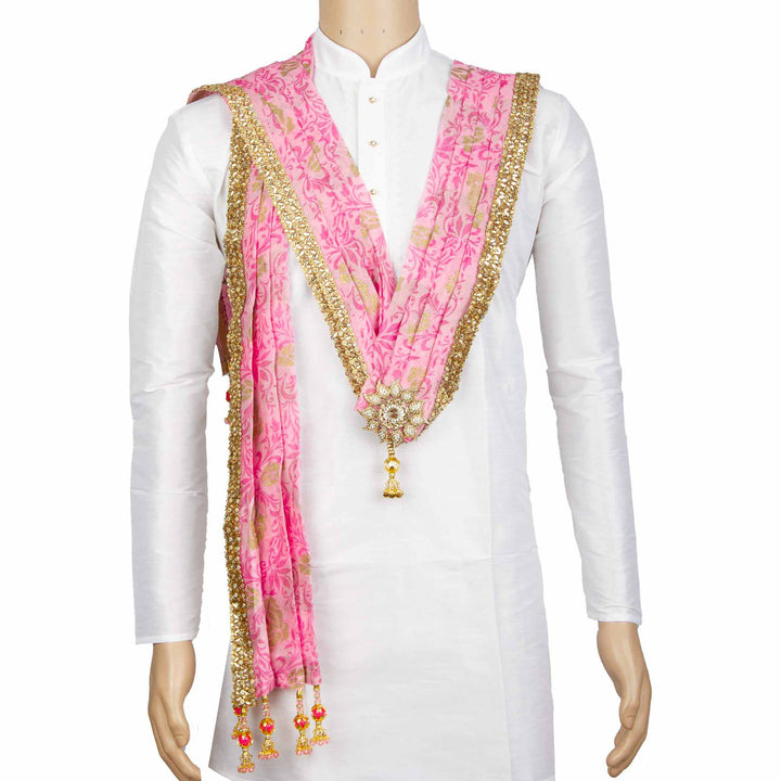 Kuberan Pink Wedding Stole
