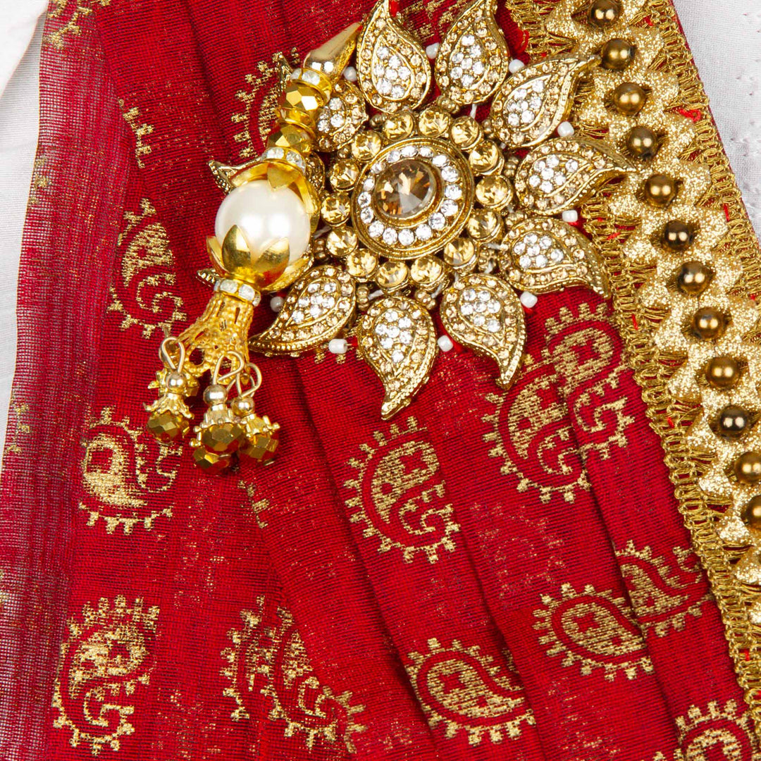 Kuberan Red Wedding Stole