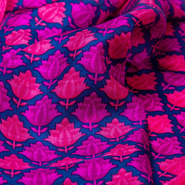 Kuberan Rani Pink Habotai Pure Silk Saree