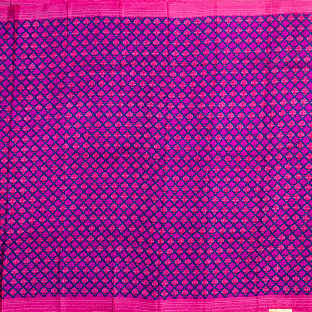 Kuberan Rani Pink Habotai Pure Silk Saree