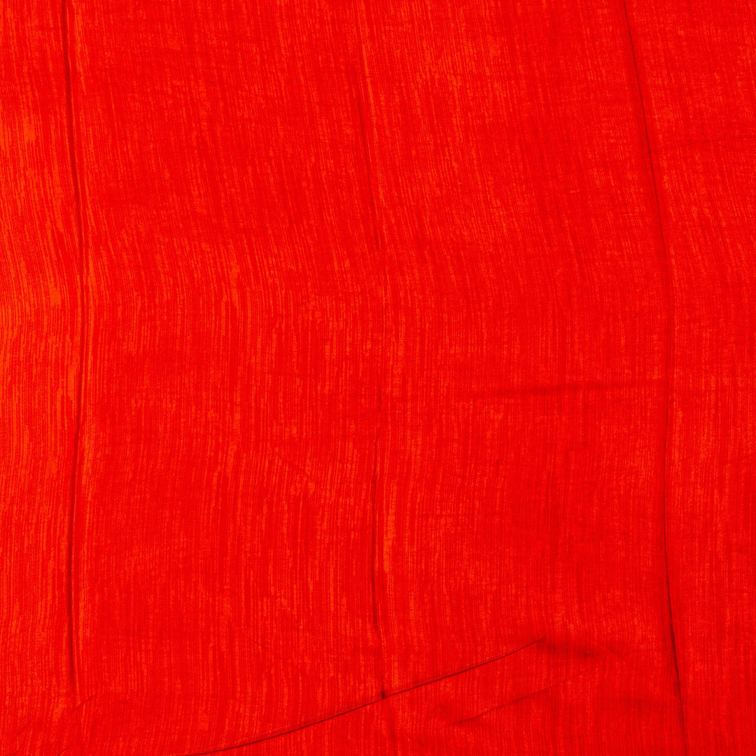 Kuberan Yellow Red Habotai Pure Silk Saree