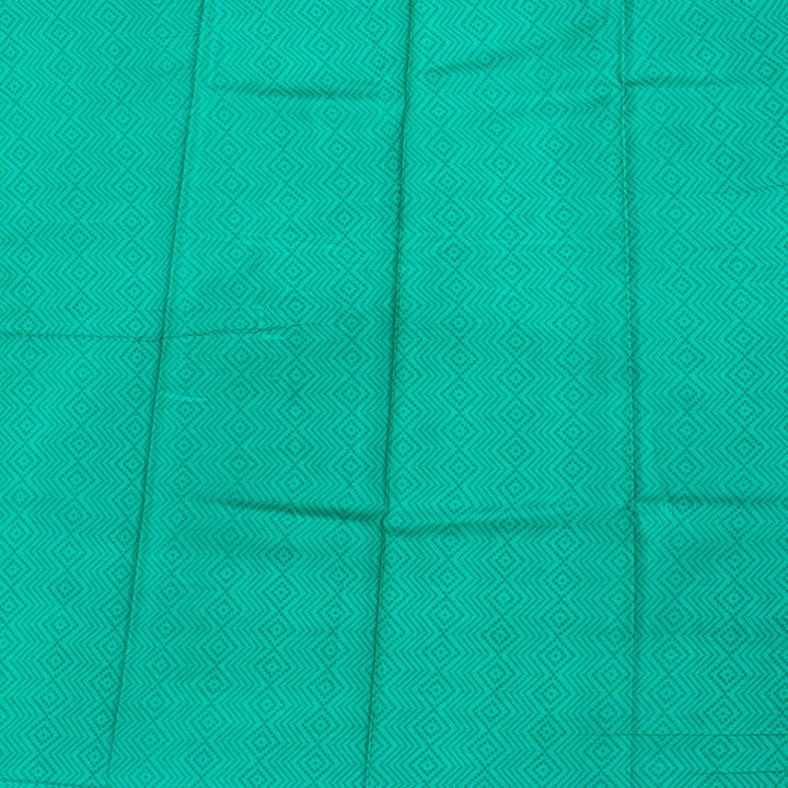 Kuberan Blue Habotai Pure Silk Saree