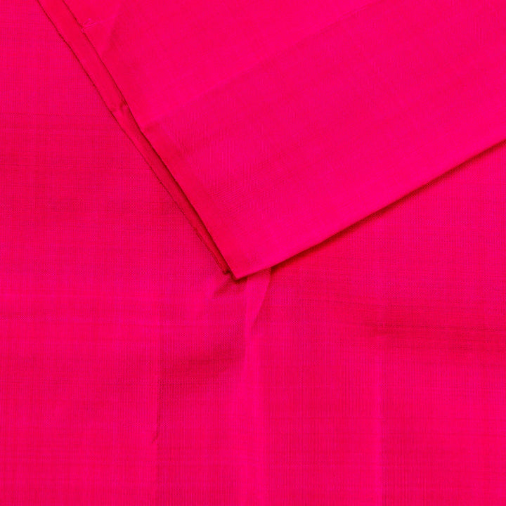 Kuberan Cream Pink Kanchivaram Silk Saree